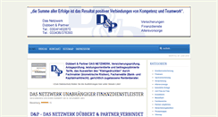 Desktop Screenshot of duebbert-und-partner.de