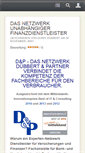 Mobile Screenshot of duebbert-und-partner.de